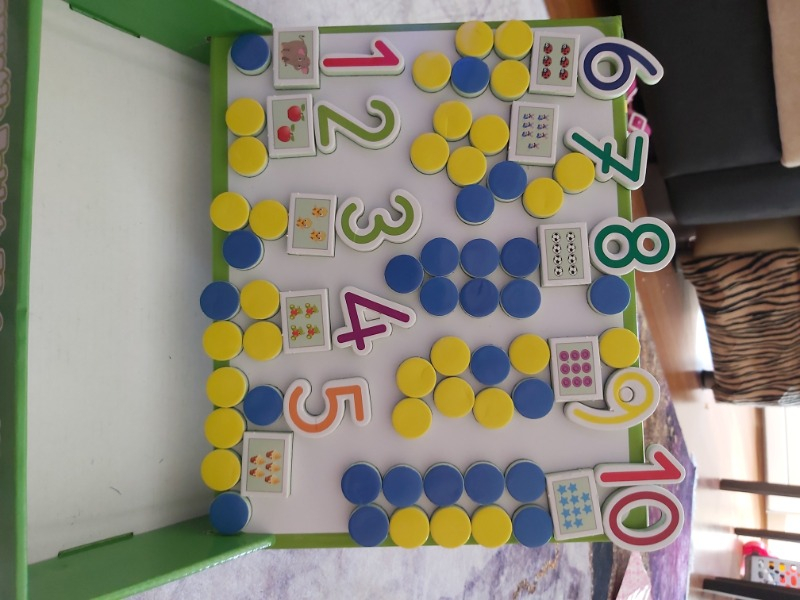 Tablet Magnetik Matematika Mengatur Belajar Matematika dengan Menyenangkan Bagi Anak-anak untuk Prasekolah dan Setelah Belajar dengan Bermain