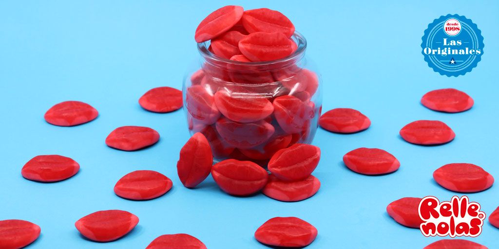 Lábios crescidos Bandeja De Lábios Cheios, 75 Pcs, Vidal Treats