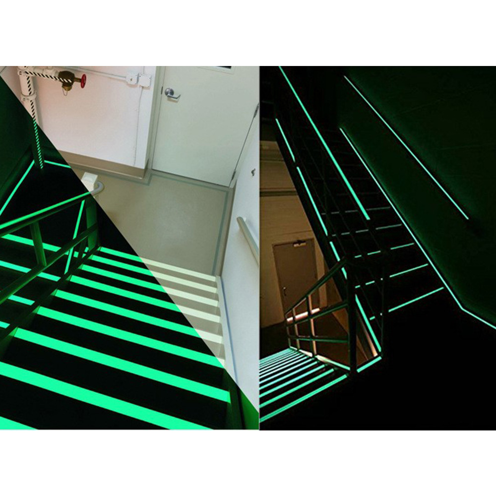 1Pcs Glow in The Dark Tape Safety Self-adhesive Strip Phosphorescent Luminous Reflective Sticker 1cm x 3 m