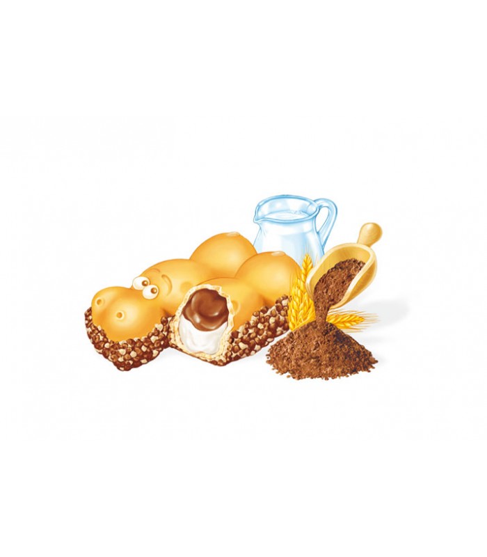 Hippo feliz-Kinder Bar, caixa de 28 bares