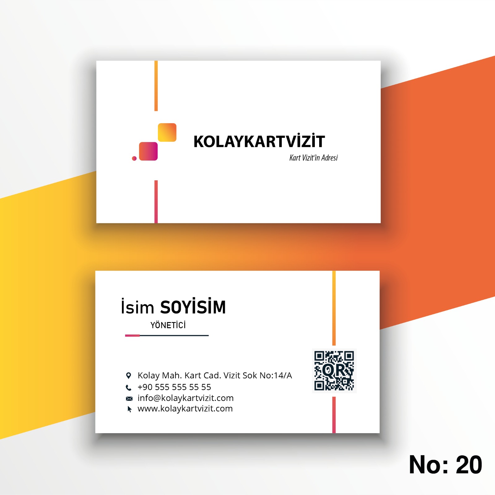 Kartu BUSSİNES 700 Gr Kertas, Timbul LAC Dua Sisi, Gratis Pengiriman 85X54MM