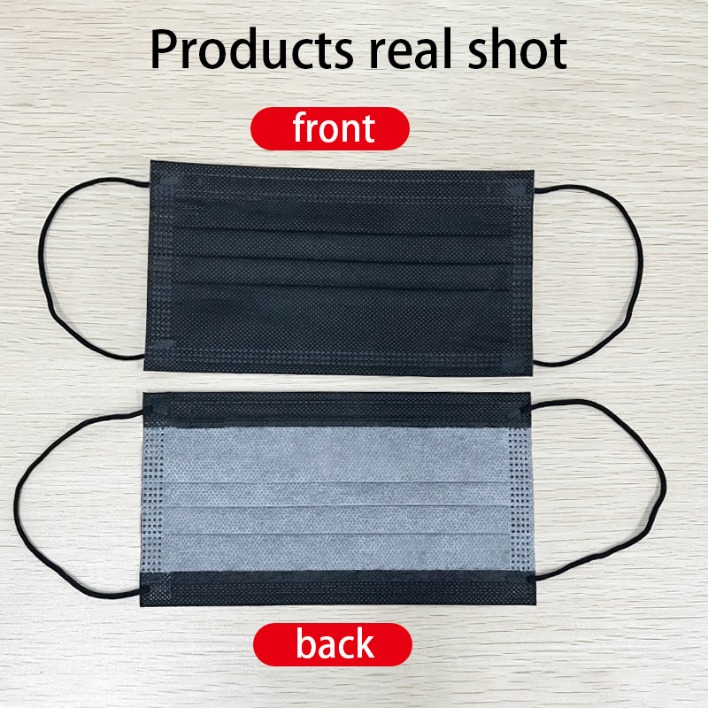 10-600 個認定サージカルマスク医療マスク黒大人マスカリラサージカルフェイスマスクマスカリラ quirurgicas homologadas