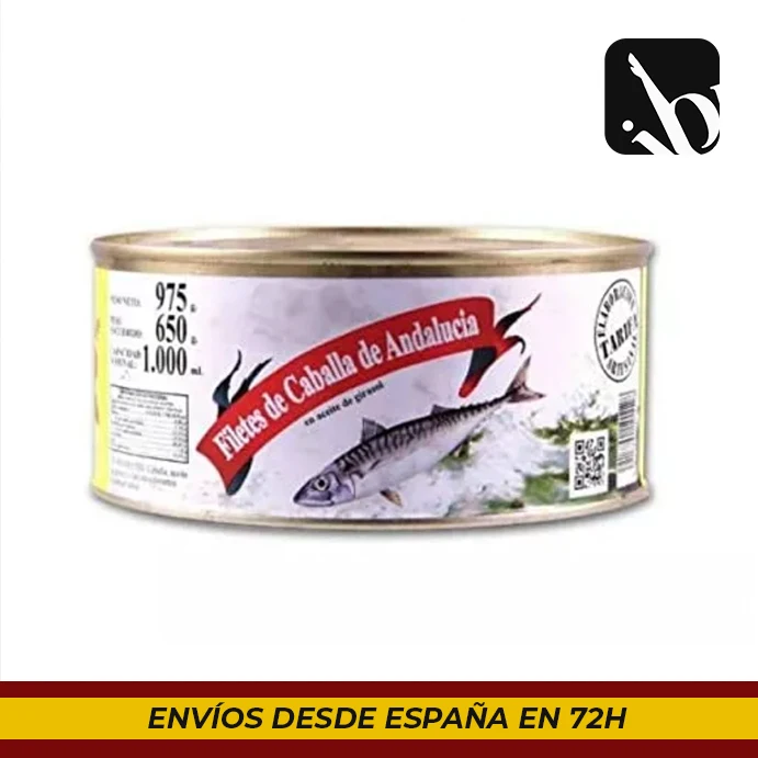 Filet De Caballa De Andalucia 975 Gr. De Kleur Van Melva Filets Is Roze, Zeer Karakteristiek Aroma En Smaak.