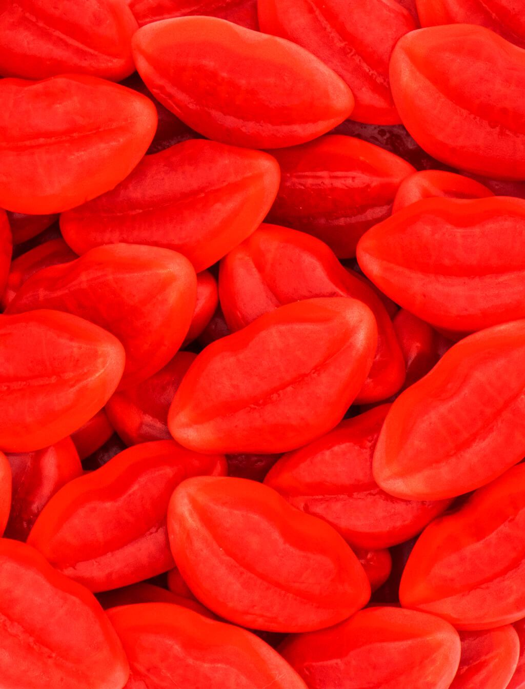 Lábios crescidos Bandeja De Lábios Cheios, 75 Pcs, Vidal Treats