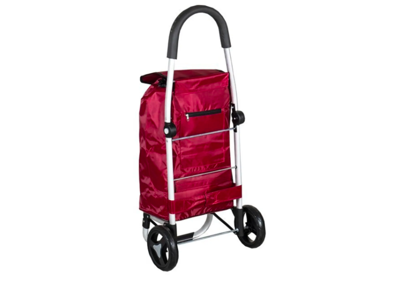 Pasar Welbonia Troli Aluminium Lipat Troli Tas Belanja