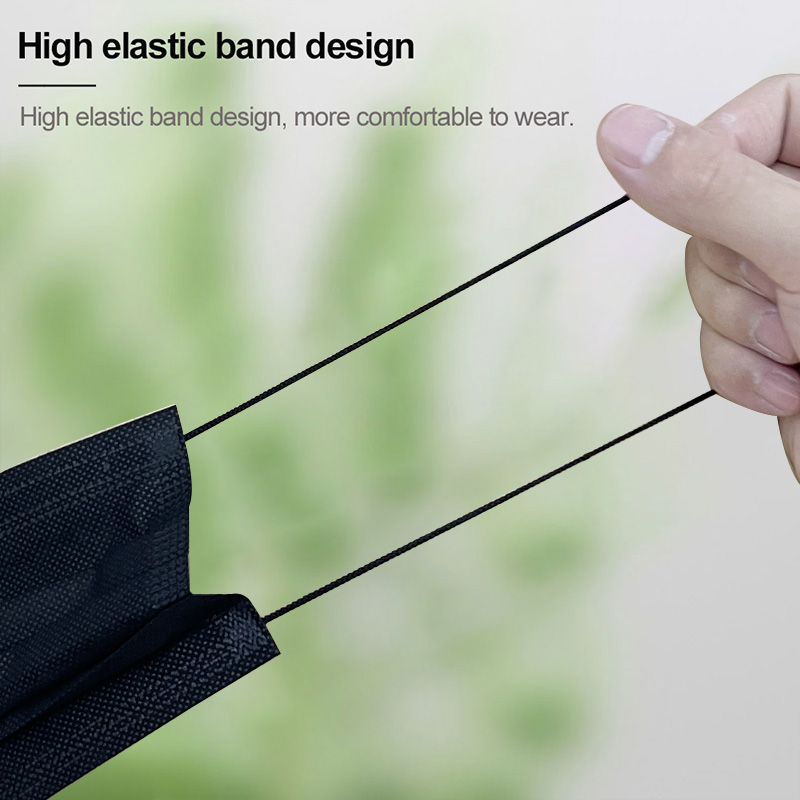 10-600 個認定サージカルマスク医療マスク黒大人マスカリラサージカルフェイスマスクマスカリラ quirurgicas homologadas