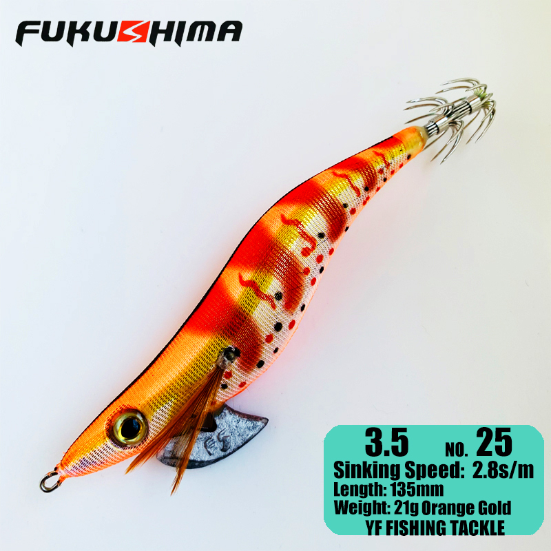 ДЖИГ FUKUSHIMA 2-3,5 SQUID JIGS EGI LURE РЫБАЛЬНАЯ ДЕРЕВЯЩАЯ ОБРУЧКА BAIT CUTTLEFISH OCTOPS GLOW TAIL SHARP HOOKS 21GRAM ROCK & BOAT FISHING