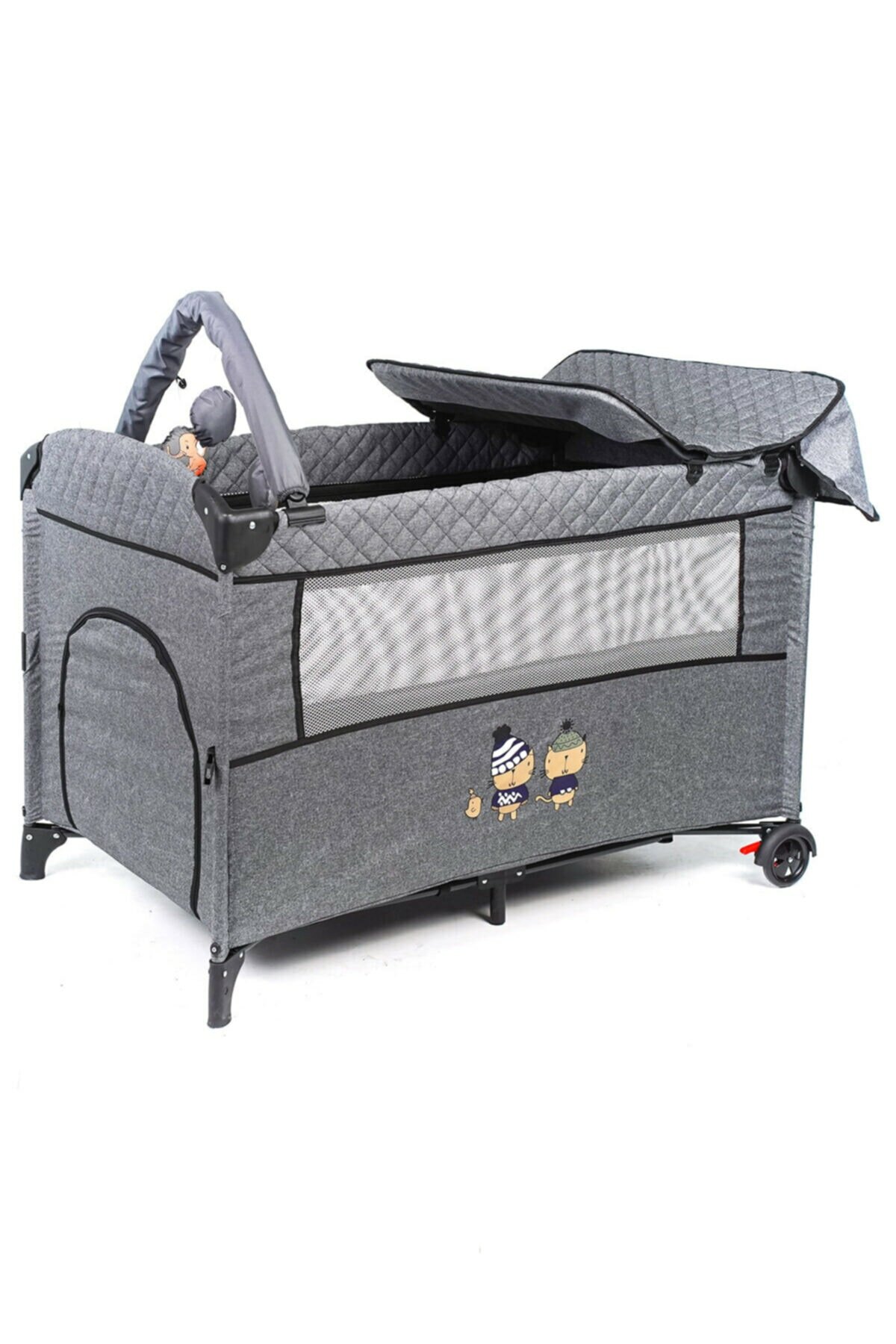 Bayi Plus Bayi Bermain Perjalanan Lipat Tempat Tidur Taman Anak atau Tempat Tidur Bayi