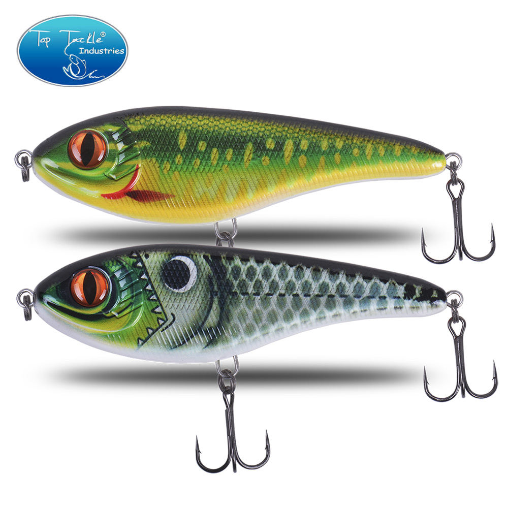 CF Dụ Chậm Đánh Chìm Jerkbait 68Mm-9G 78Mm-15G 90Mm-21G 105Mm-30G Xạ Pike Trượt Bass