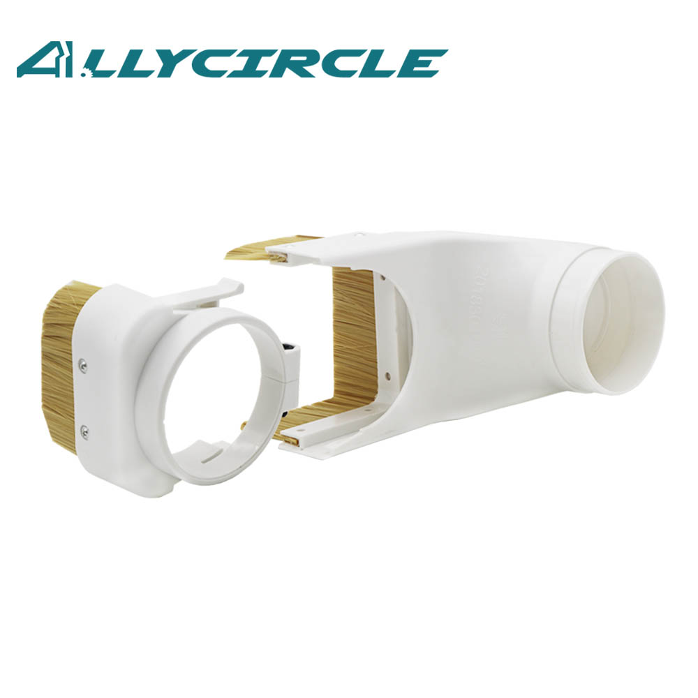 Piede di aspirazione della polvere del mandrino Push-pull Collettore di copertura antipolvere di diametro 70-100MM per macchina per incidere del router CNC