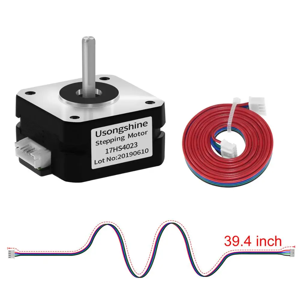 Nema17 17HS4023 Cho 3D Máy In Máy Đùn 4 Đầu Nema 17 22Mm 42 Động Cơ Bước 1.0A 12V 14N. Cm Khắc CNC Laser Máy Động Cơ