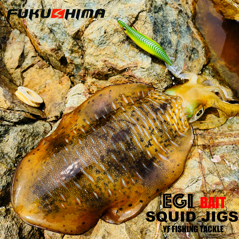 ДЖИГ FUKUSHIMA 2-3,5 SQUID JIGS EGI LURE РЫБАЛЬНАЯ ДЕРЕВЯЩАЯ ОБРУЧКА BAIT CUTTLEFISH OCTOPS GLOW TAIL SHARP HOOKS 21GRAM ROCK & BOAT FISHING