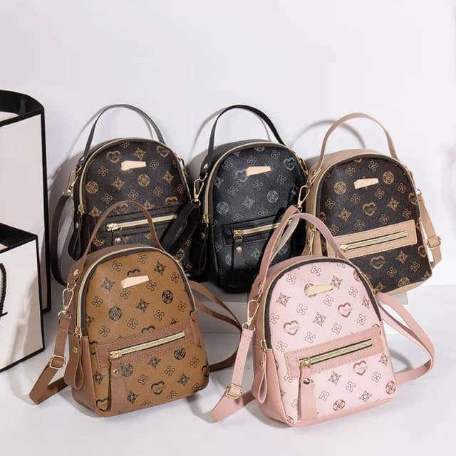 Flower backpack 2022 ladies bag fashion backpack women's bag bag women's fresh and sweet student school bag