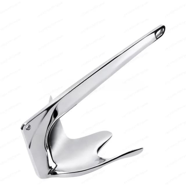 316 Stainless Steel Mirror Polished Anchor, Bruce Claw Anchor
