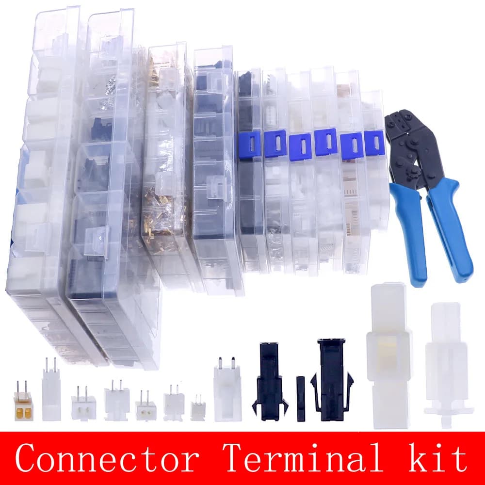 1.25mm PH2.0mm XH2.54mm MX3.0mm VH3.96mm Pitch Terminal Male Female Pin sm Dupont Connector Kit