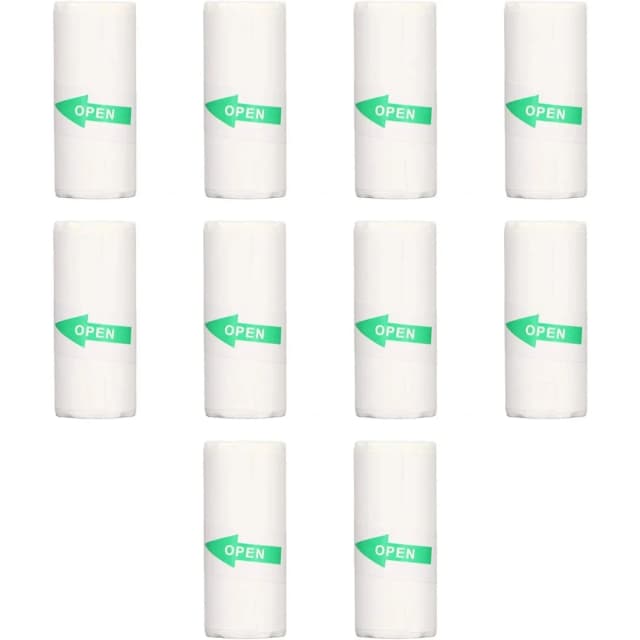 10Pcs Mini Printer Paper For peripage Self Adhesive Thermal Paper Printable Sticker Paper for Pocket Thermal Printer