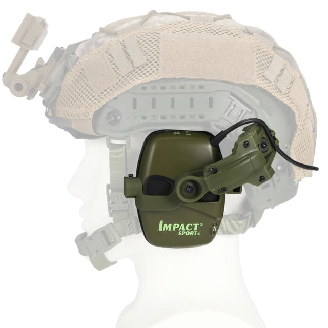 Impact Sport Electronic Shooting Headset Helmet Mounted Ver Hunting Pickup Noise Reduction Hearing Protection Tactical Headset