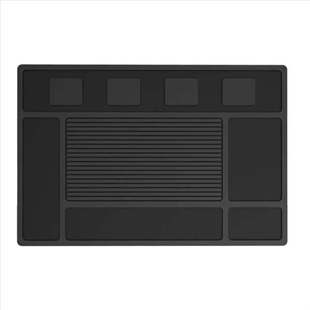 GOOD-Magnetic For Clippers,Station Tool Organizer Mat For Salon Barber Shop Beauty With 4 Slots