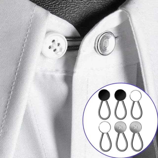 Telescopic Waist Extension Button Detachable Button Waist Extension Jeans Button Adjustment Button Seamless Belt Expander