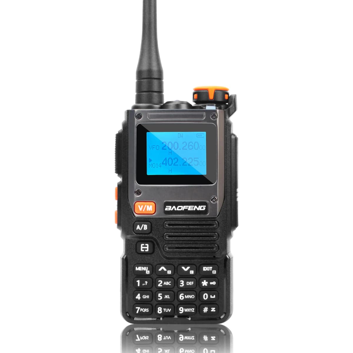 Baofeng UV-K61 Multi-Band Air Band Vox FM Walkie Talkie NoAA Wireless Freq Copy Ham Radio 999Ch w/2600mAh USB-C Battery Headset