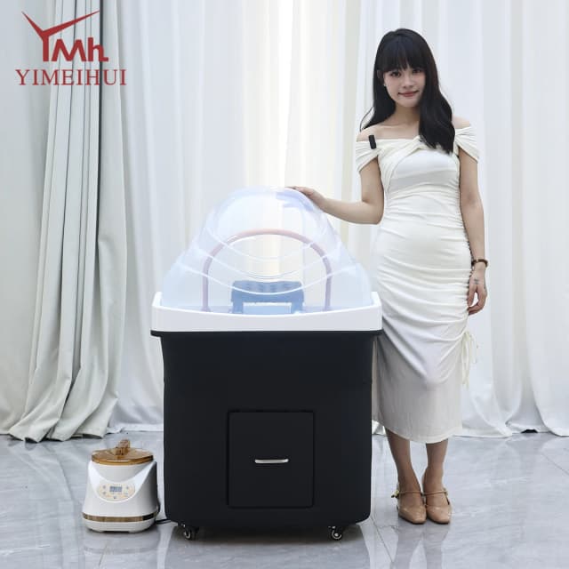 Professional Hair Spa Shampoo Sink With Movable Head Treatment Basin Water Circulation System Heavy Duty For Commercial Barbersh