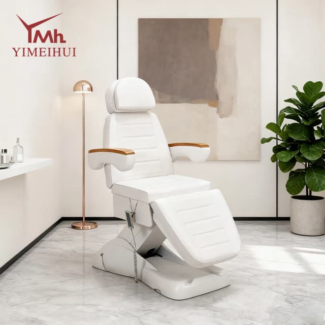 3 Motors Electric Facial Beauty Salon Bed Medical Spa Massage Treatment Table Chair Aesthetic Tattoo Bed