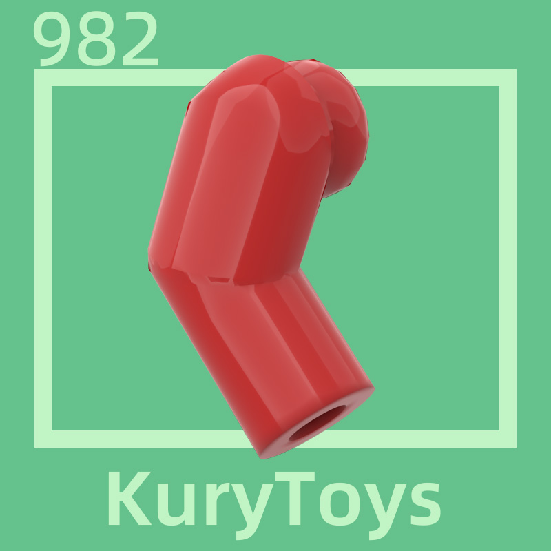 Kury Toys DIY MOC For 982 #10pcs Building block parts For Body Part Arm, Right