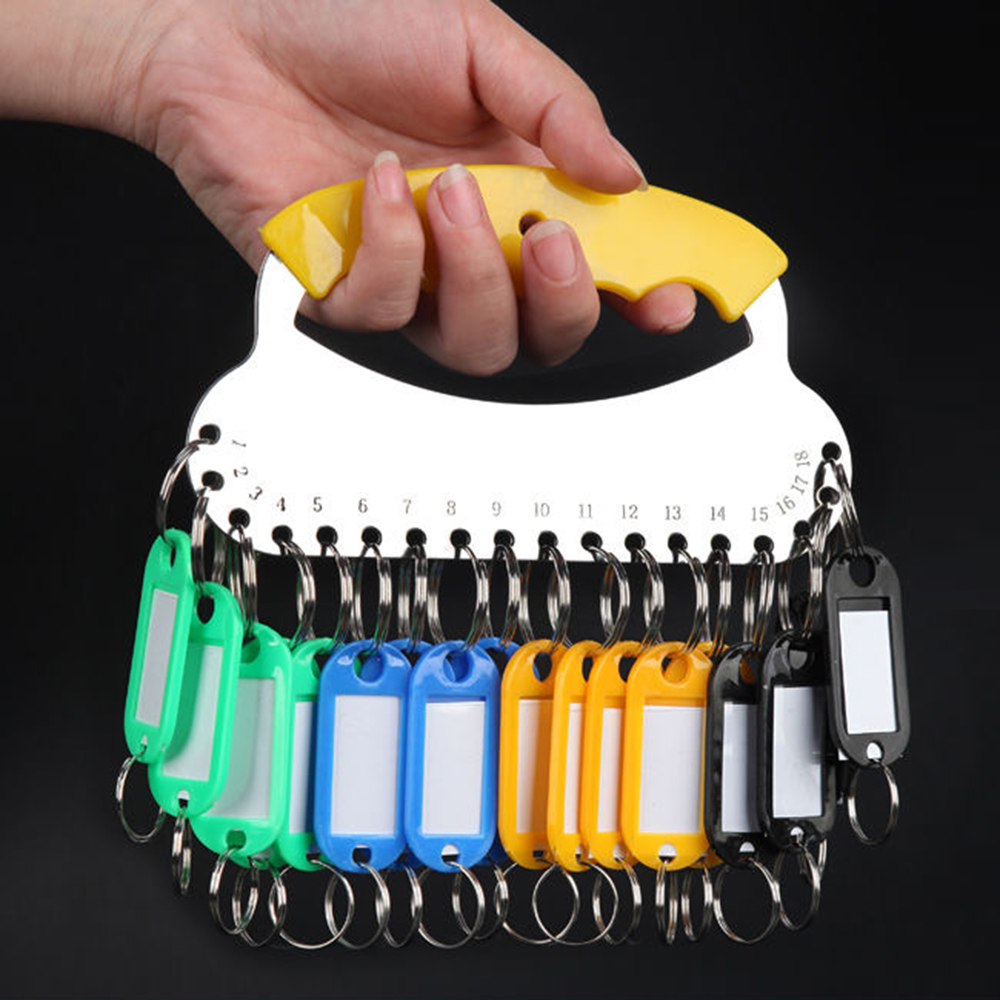Outdoor Tools Key Manager Schlüssel-Organizer, Schlüsselanhänger, Halter, Schlüsselanhänger mit Schlüsseletiketten, Schlüssel-Sortiment
