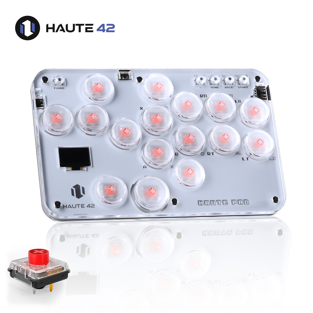 Controlador Arcade Hitbox Haute42, Joystick para PC, teclado controlador Hitbox para Ps4/Switch/Steam Arcade Fighting PC