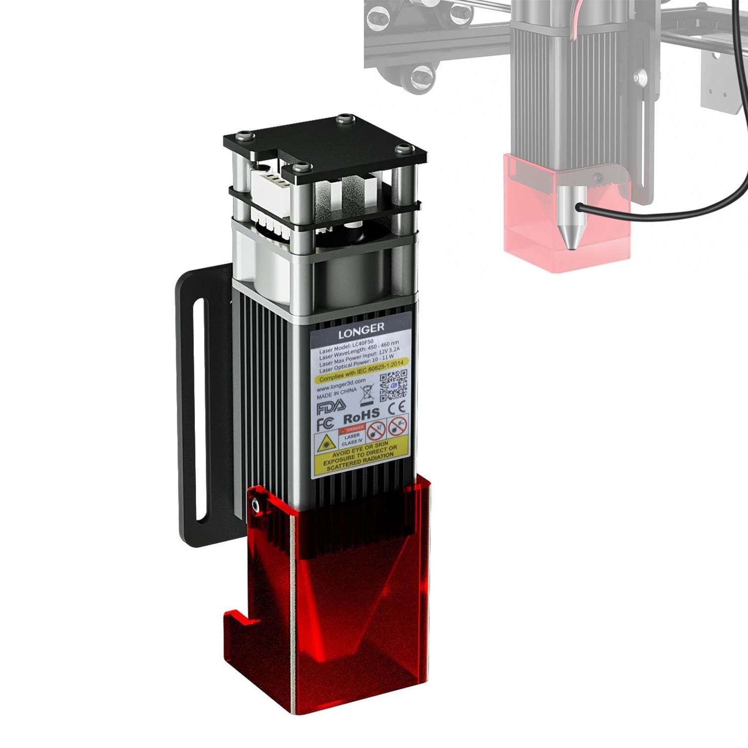Moduł laserowy RAY5 10W 5W do grawerki laserowej, części i akcesoria do maszyn do grawerowania i cięcia.