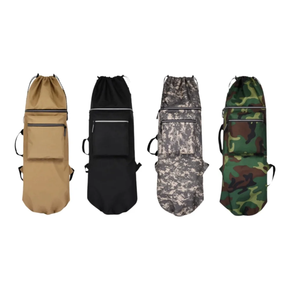 Mochila de transporte Acecare, tela Oxford resistente al agua en múltiples patrones, mochila para monopatín, bolsa de transporte