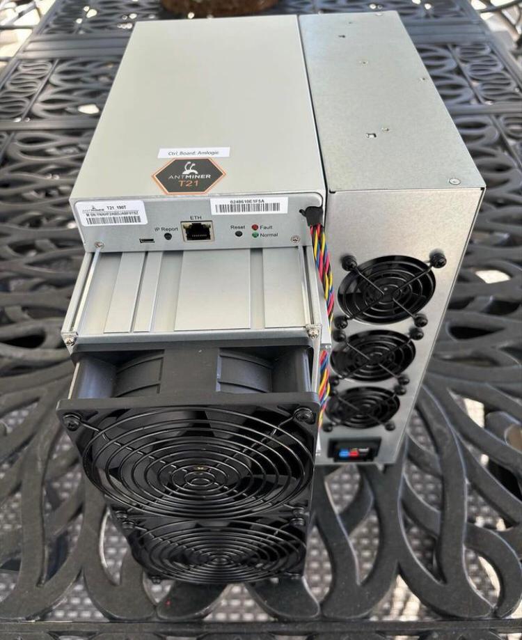 BITMAIN Antminer T21 190T 3610W BTC Bitcoin Miner con fuente de alimentación