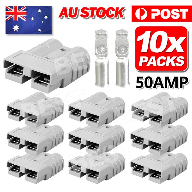 10x Złącza typu Anderson 50 AMP 6AWG 12-24V DC do elektronarzędzi AU