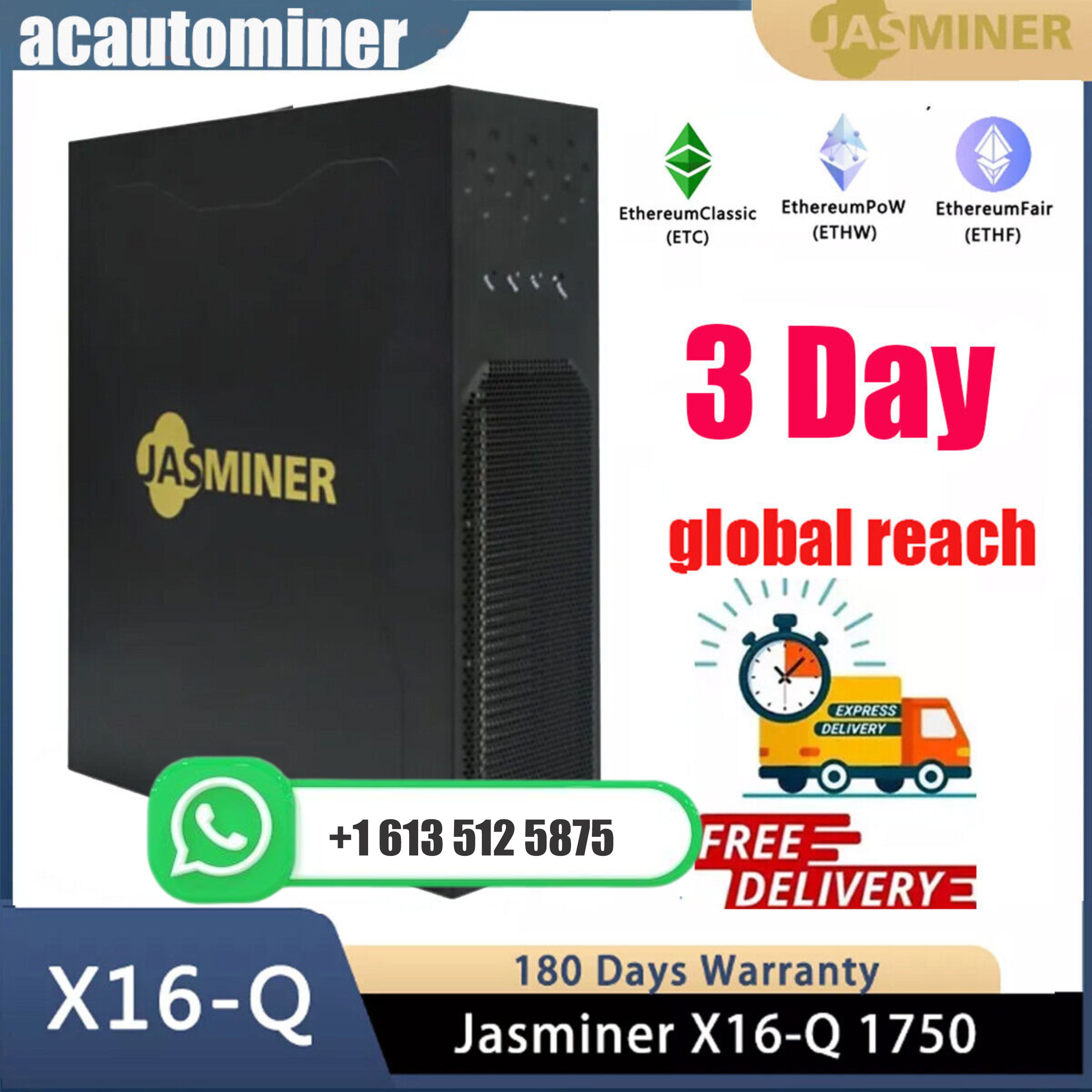 Oferta JY Frenzy: Compre 5 e Ganhe 3 Grátis - Novo Jasminer X4-Q 900M 340W etc. minerador ethw zil octa ethf com garantia de 180 dias
