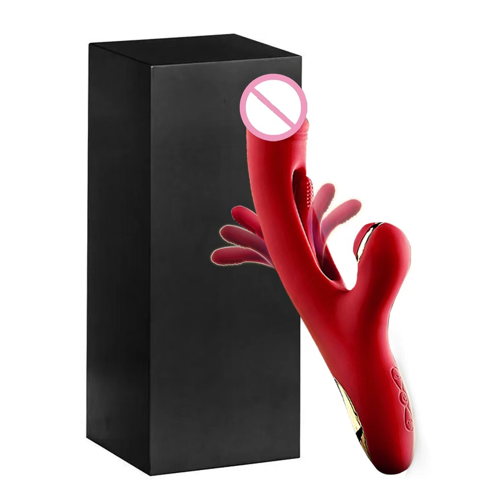 Nouveau Vibrateur Lapin 3 Moteurs Amélioré 2026 pour Femmes, Stimulateur Clitoridien 5 Modes de Succion, Masseur Point G 7 Modes de Tapotement et de Battement, Vibrateur Puissant 7 Fréquences, Jouet Sexuel Féminin, Double Stimulation, Suceur Clitoridien, 