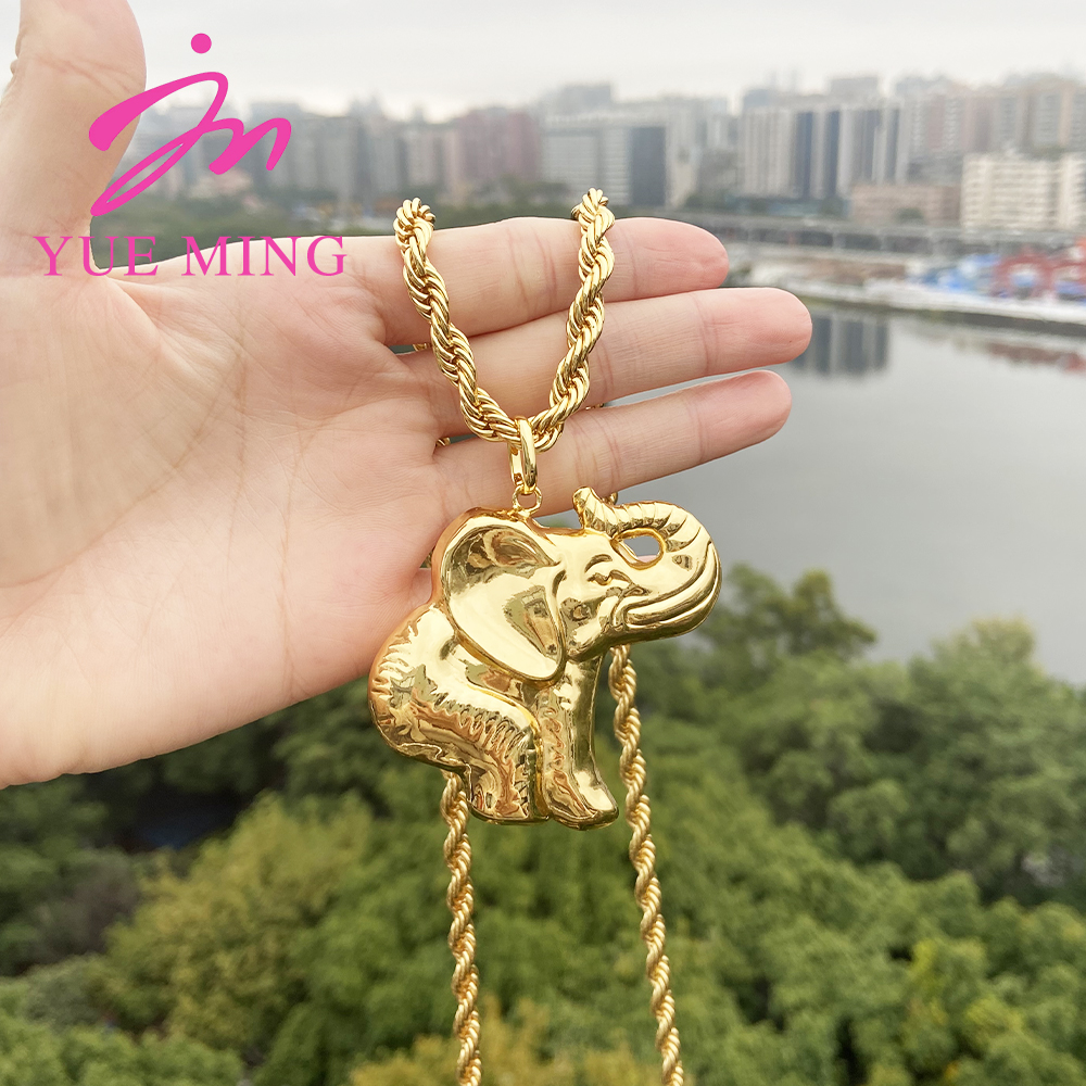 Collier pendentif éléphant en forme d'animal pour femmes, chaîne de 60CM, ras du cou, Vintage, accessoires de bijoux en cuivre, usage quotidien, à la mode, 2026
