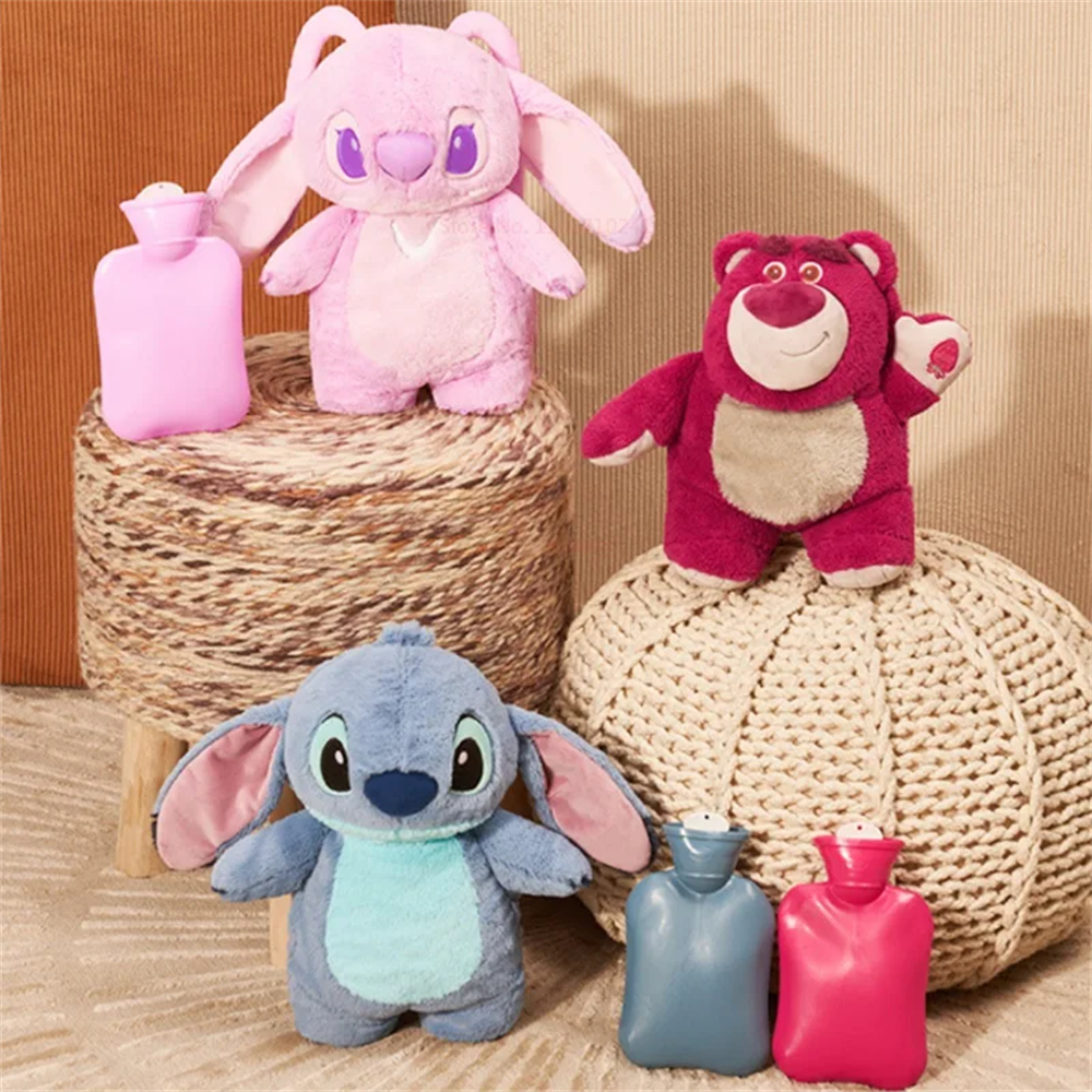 อะนิเมะ Hobby Stitch ฤดูหนาวขนาดใหญ่พิเศษ Plush น้ําร้อนขวดผู้หญิงบ้านบรรจุมืออุ่นสําหรับแฟน