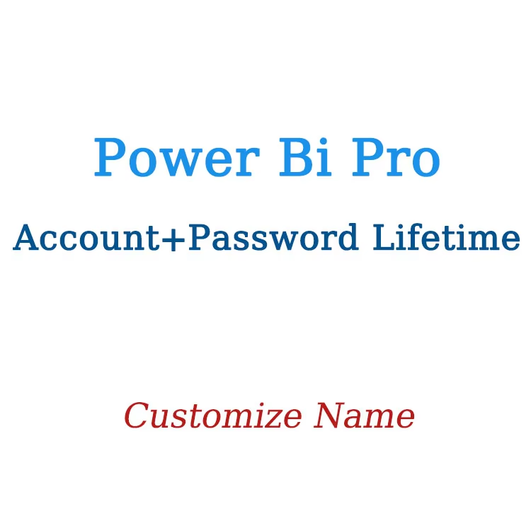 Conta Power Bi Pro + Nome personalizado vitalício da senha