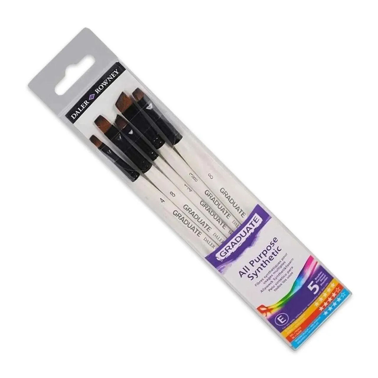 Spazzola graduata Daler Rowney 5 unità