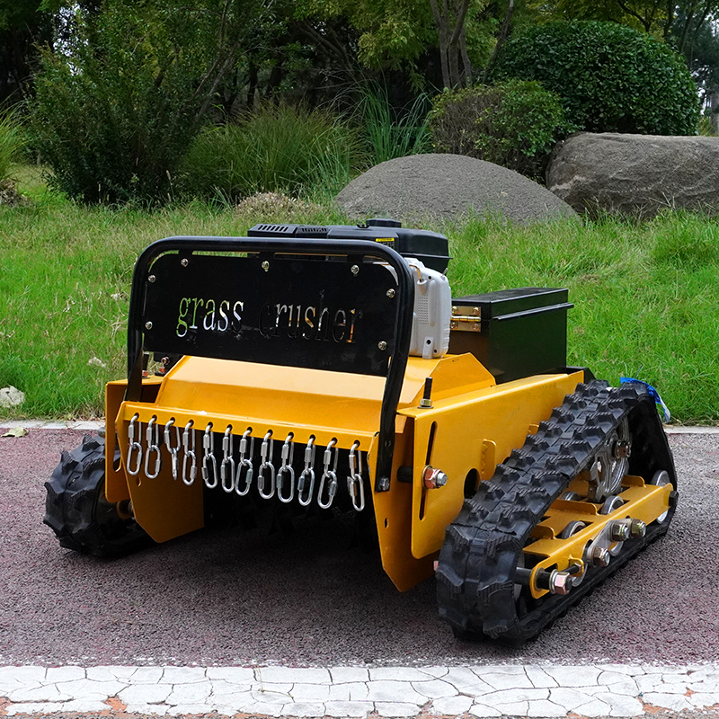 Aangepaste TZ550S Fabrieksprijs slimme 24V 225cc grasmaaier met afstandsbediening Dorsmaaier te koop