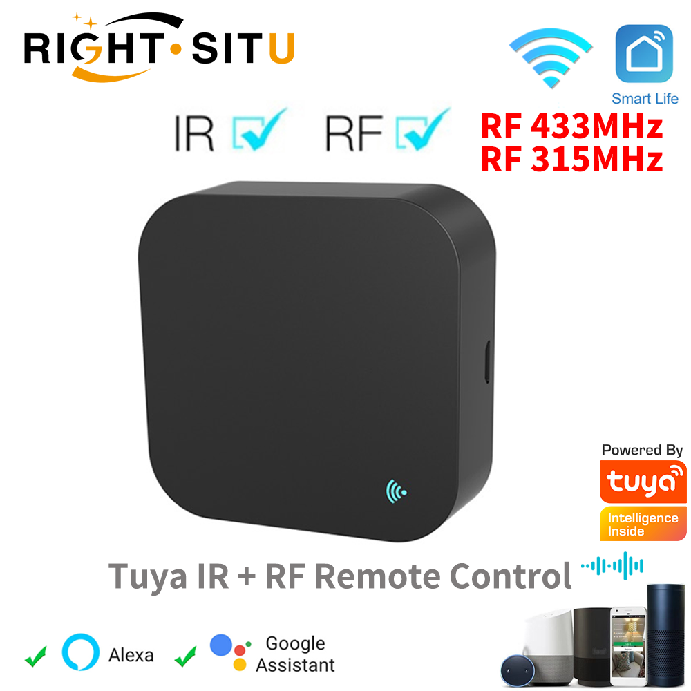 Tuya Smart RF IR Pilot WiFi Inteligentny dom dla klimatyzatora WSZYSTKIE TV LG TV Obsługa Alexa, Google Home