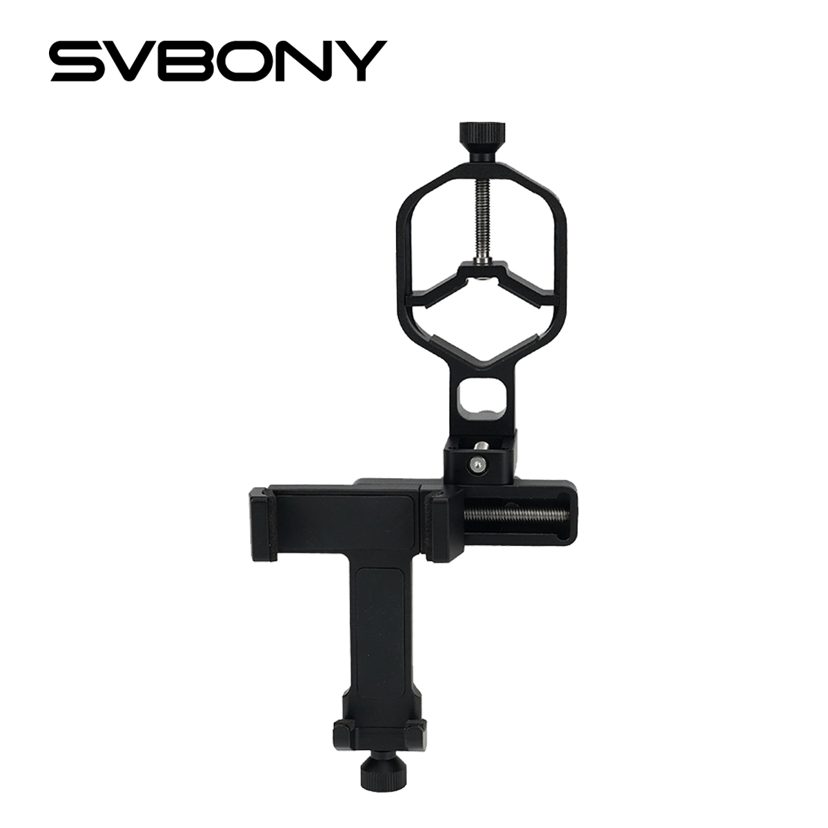 Svbony SV214 Pro adaptateur universel pour Smartphone 3 axes plage de serrage 28mm-48mm/44mm-64mm pour télescope ou digiscopage