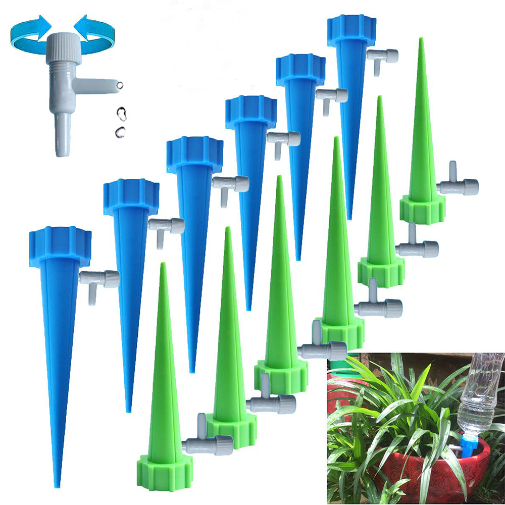 12 Stuks Automatische Tuin Kegel Water Spike Plant Water Druppelirrigatiefles