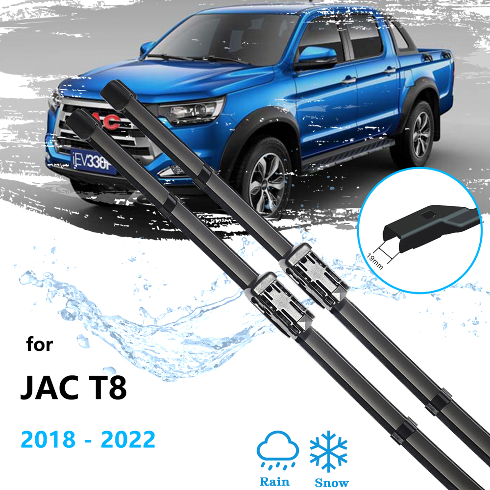 สําหรับ JAC KMC Shuailing Frison T8 EVO Cross 4 Sportequipe SK 2018 2019 2020 2021 2022 ใบปัดน้ําฝนด้านหน้าหน้าต่าง LHD RHD 21 ''19''