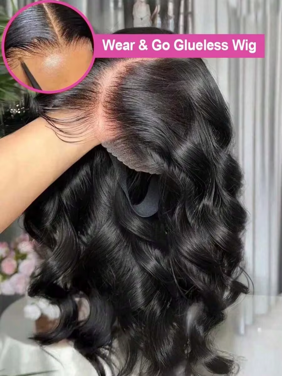 Peruka z włosów naturalnych, gotowa do założenia, bez kleju, 30 36 cali, wstępnie wyskubana, wstępnie przycięta, peruki typu 5x5 HD Lace Front, 13x4/13x6, peruka z falowanymi włosami o gęstości 300%