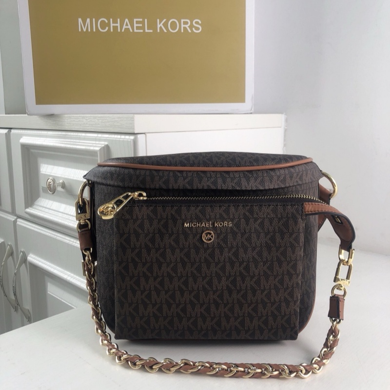 MICHAEL KORS Damska Modna i Elegancka Torba na Ramię do Noszenia na Skos MK Damska Wielofunkcyjna Torba Podróżna z Łańcuszkiem