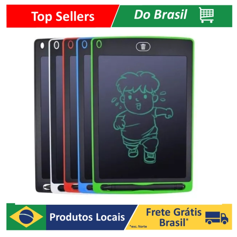 Tablet Lousa Magica Lcd 8.5 pochegadas Escrever, Pintar e Desenhar