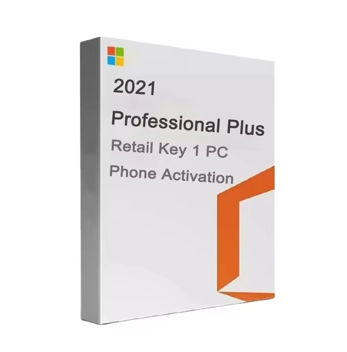 2021 Professional Plus Retail Key 1 PC Phone Activation