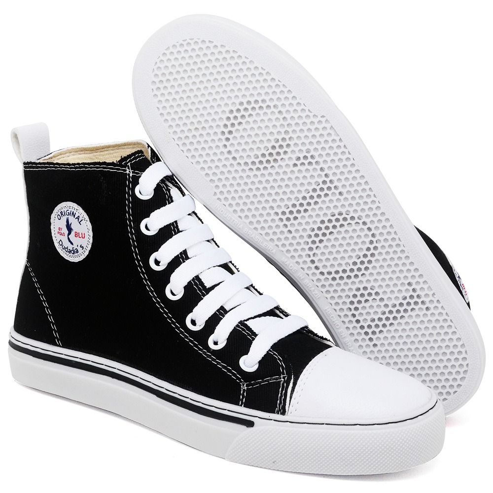 Tênis Feminino Cano alto Casual All Estilo balsico Leve confortalvel clalssico do 34 ao 39