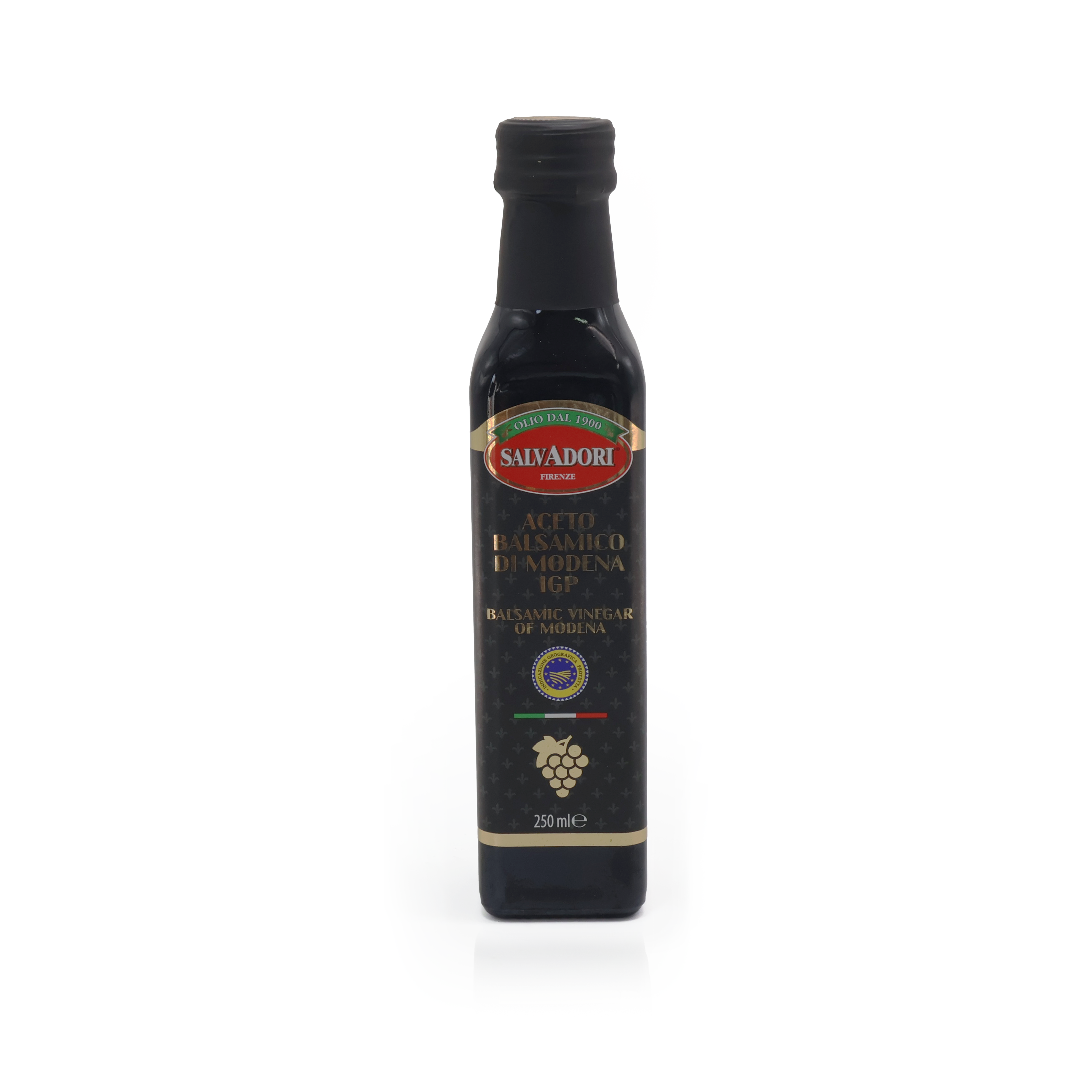 Aceto Balsamico di Modena IGP 250ml – Condimento Italiano Tradizionale, Ideale per Insalate, Carne e Formaggi